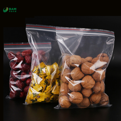 Sustainable Biodegradable Manufacturer Supplier Resealable Zip Lock Kraft Plastic Supermarket Food Packaging Bags for Cookies Sugar Peanut Tea