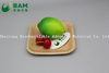 Fully Biodegradable Dividing Compostable Sugarcane Plant Fiber Bakery Takeaway Food Package Square Plate for Cake
