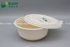 Safety Eco Disposable Biodegradable Tableware Cornstarch Plate for Serving Edible Hot Food
