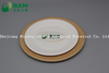 Fully Biodegradable Dividing Compostable Sugarcane Plant Fiber Bakery Takeaway Food Package Round Plate for Dessert Cake